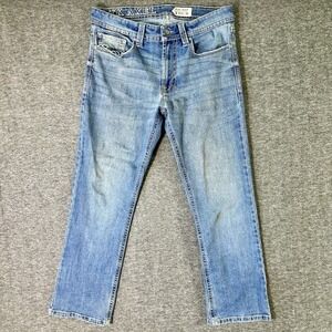 TK Axel Jeans Slim Boot Cut Mens 32x30 Blue Denim Medium Wash Cowboy Western